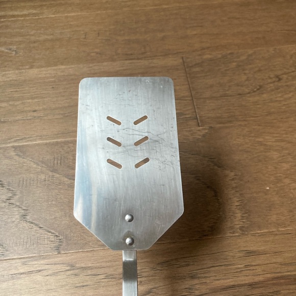 Vintage Stainless Steel Spatula with Wooden Handle - Picture 6 of 9